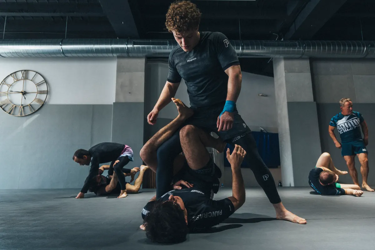 Sparring auf der Matte bei Matte1 in Wien